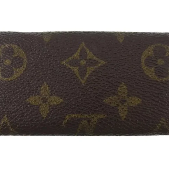 Louis Vuitton Key Case Monogram Beige Monogram Canvas Authentic Used B1140